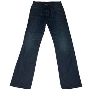 HUDSON Los‎ Angeles Jeans Blue Dark Wash Men's Size W34x34 Current Made In USA